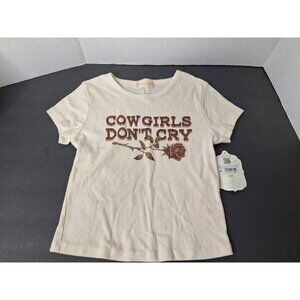 Altar’d State Size XS Cow Girls Don't Cry T-Shirt